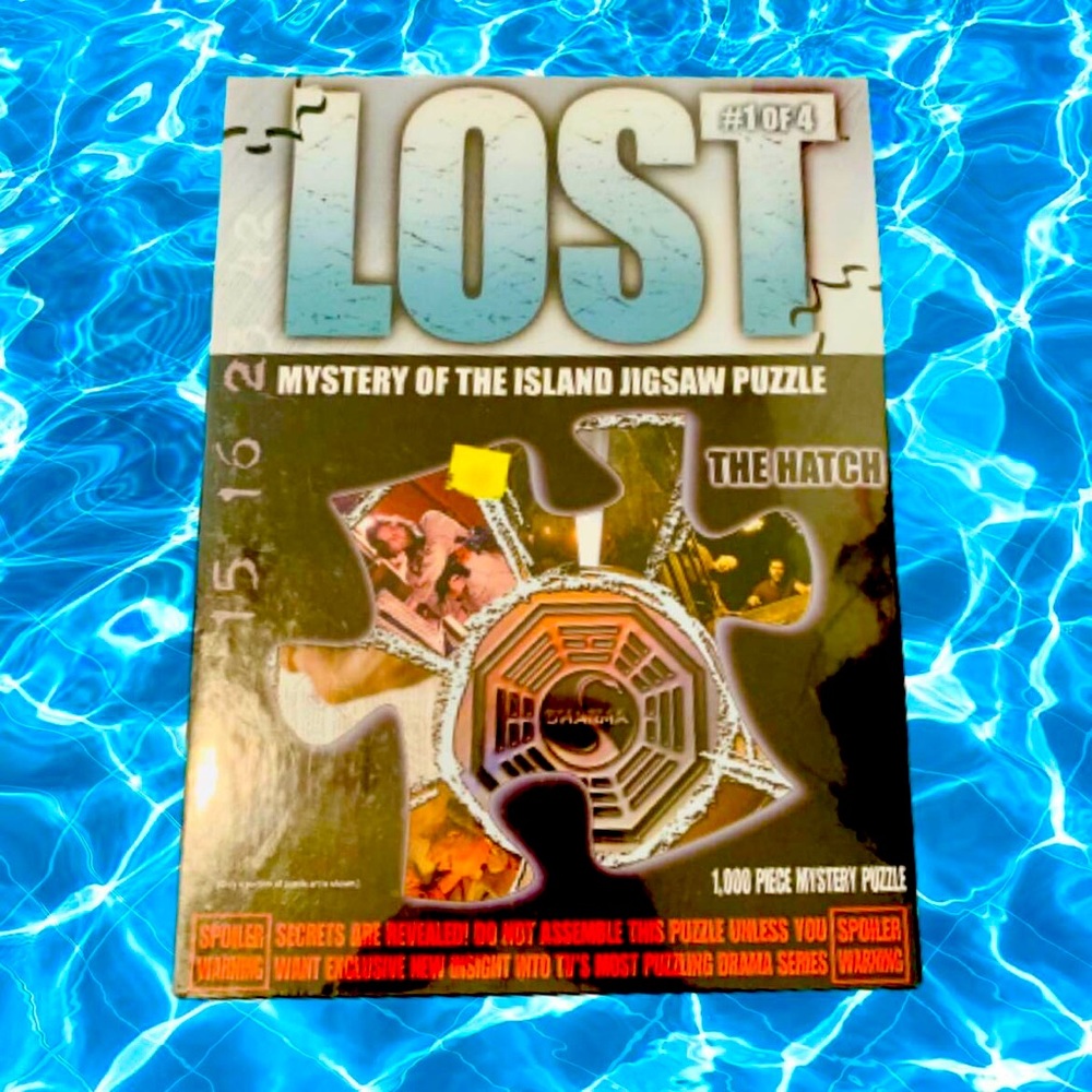 Lost # 1 of 4 mistery of the island jigsaw puzzle the hatch